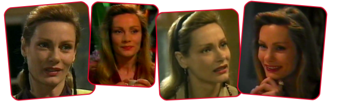 Jennifer St James played by Virginia Hey